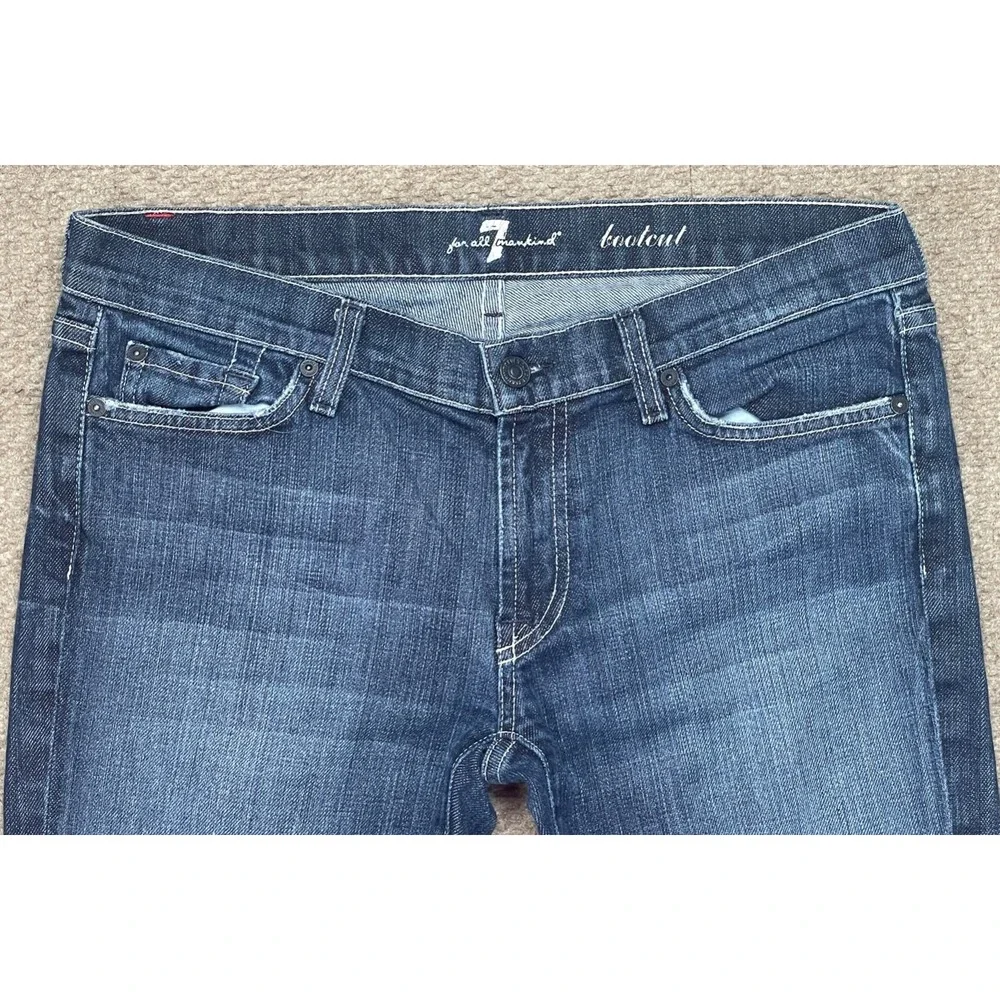 7 For All‎ Mankind Women's Embroidered Bootcut Jeans Size 32